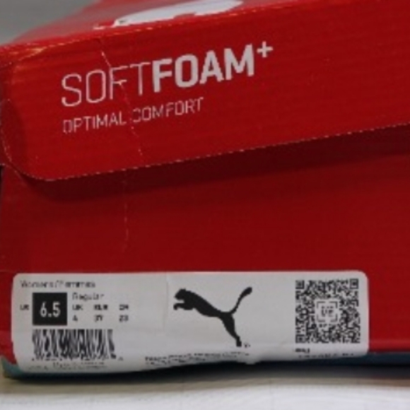 ❤️NIB❤️ PUMA RIAZ PROWL RAINBOW ATHLETIC SHOES Black/Luminous Pink Size 6.5 - Picture 4 of 13